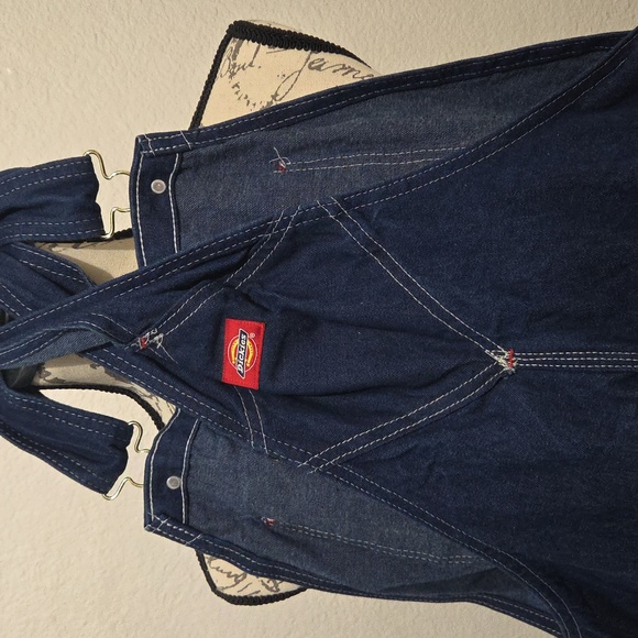 Mens Dickies Dark Blue Overalls 38x30 - Picture 4 of 6